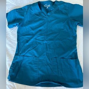 Butter Soft Scrub Top - Teal